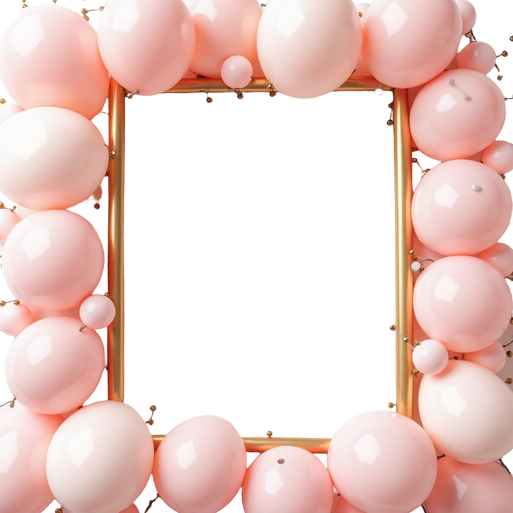 Elegant Balloon Frame